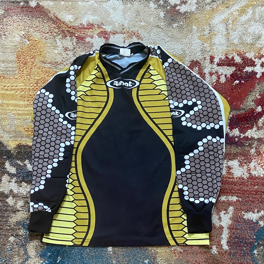 Rinat Yellow and Black Long Sleeve Goalkeeper Jersey